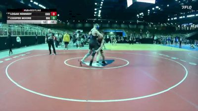 157 lbs Cons. Round 2 - Cooper Moore, Ringgold vs Logan Kennedy, Cook