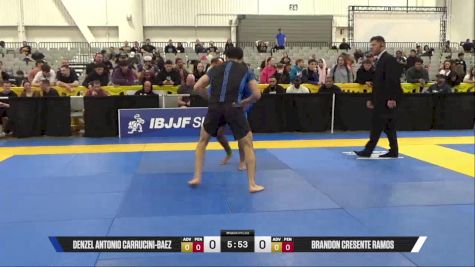 Brandon Cresente Ramos vs Denzel Antonio Carrucini-Baez 2025 World IBJJF Jiu-Jitsu No-Gi Championship
