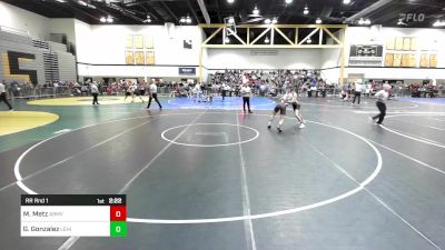 157E lbs Rr Rnd 1 - Mark Metz, Army West Point vs Griffin Gonzalez, Lehigh