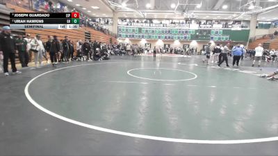 132 lbs Semifinal - Joseph Guardado, Esperanza vs Uriah Hawkins, Granite Hills