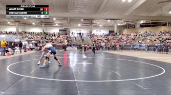 AA 190 lbs Cons. Round 3 - Wyatt Elder, Page High School vs Durham Queen, Franklin High School
