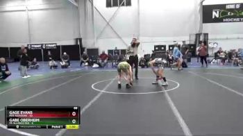 88 lbs Round 7 (8 Team) - Gage Evans, Mat Assassins vs Gabe Oberheim, PA Alliance Red