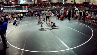 70 lbs Champ. Round 1 - Braxten Sheets, Hershey Youth Wrestling vs Trever Hodges, Wahoo Wrestling Club
