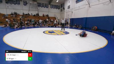 90 lbs Quarterfinal - Matteo Arriaga, Red Star WA vs Samuel Briggs, CYC