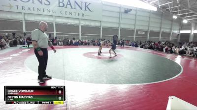 113 lbs Semifinal - Drake VomBaur, Severance vs Destin Maestas, Slam