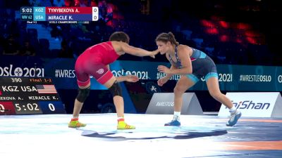 62 kg Final 1-2 - Aisuluu Tynybekova, Kyrgyzstan vs Kayla Miracle, United States