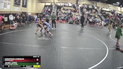 100/107 Semifinal - James Lewis, Goose Creek Gators vs Jonathan Evenson, Unaffiliated