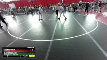 165 lbs 1st Place Match - Zayden Beck, Wisconsin vs Gauge Schaus, X-Factor Elite Wrestling