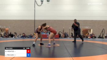 53 kg Round Of 16 - ALEXIS MONTES, Team Texas vs Jazmin Mercado, Team Washington