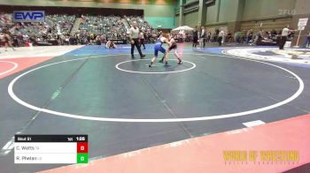 101 lbs Round Of 32 - Casey Watts, Team Aggression vs RJ Phelan, Lake Gibson