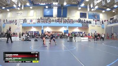 150 lbs Quarterfinal - Payden Woolsey, Corner Canyon vs Tanner Piper, Post Falls