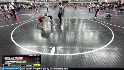 87 lbs 1st Place Match - John Jachthuber, Princeton Wrestling Club vs William Maciejewski, Wisconsin