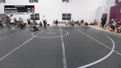 130 lbs Round 1 (6 Team) - Rolly Walylko, The Compound vs Taysean Giles, Mat Assassins Red