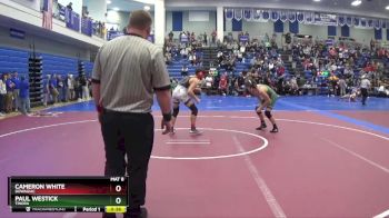 144 lbs Cons. Round 6 - Paul Westick, Tinora vs Cameron White, Dowagiac