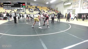 155 lbs Consi Of 8 #2 - Aiden Ashworth, Fairland JH vs Isaiah Muck, Jay Junior High