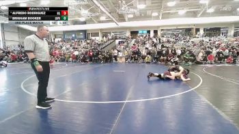 120 lbs 3rd Place Match - Brigham Booker, Lone Peak vs Alfredo Rodriguez, Hillcrest CA
