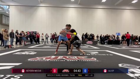 Keyden McCue vs Aj Uy 2024 ADCC Niagara Open