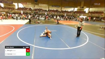 58 lbs Consolation - Liam Wright, Bearcave WC vs Zane Gomez, Pomona Elite WC