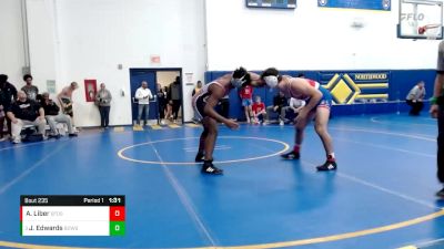 190 lbs Round 3 - Jeremy Edwards, BOWSHER vs Andrew Liber, St Francis De Sales (Toledo)
