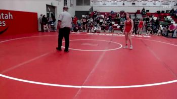 100 lbs Champ. Round 2 - Kinzy McCauley, Uintah vs Madison Haskin, North Fork High School