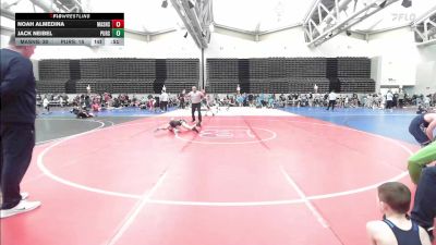 72 lbs Rr Rnd 4 - Noah Almedina, Mat Assassins Blue vs Jack Neibel, Pursuit Wrestling Academy