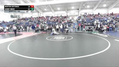 144 lbs Champ. Round 2 - Avery Reitz, Olympus vs Boston Gettings, Layton