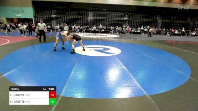 157 lbs Round Of 64 - Lucas Pannell, Los Gatos vs HIXON CANTO, Pleasant Grove