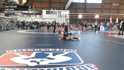 215 lbs Rr Rnd 1 - Rudy Wagner, Cox High School vs Cael Dunn, Combat Athletics