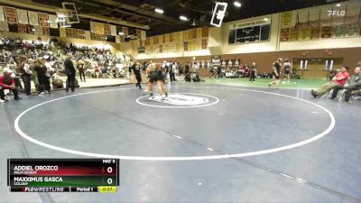 144 lbs Cons. Round 4 - Addiel Orozco, Palm Desert vs Maxximus Gasca, Colony