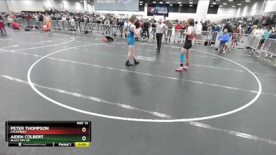 144 lbs Cons. Round 4 - Peter Thompson, California vs Aiden Colbert, Black Ops WC