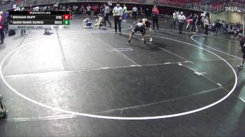 112 lbs 2nd Place Match - Quen`Marr Burks, Rocket Wrestling Club / RWC vs Brogan Ruff, Sutherland Youth Wrestling Club