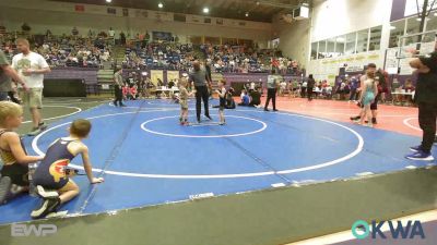 46 lbs Quarterfinal - Trick Cantrell, Mojo Grappling Academy vs Rodrick Waitkus, Team Tulsa Wrestling Club