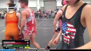 88 lbs Round 1 (6 Team) - Jameson Burns, Scanlan vs Jett Rosser, 84 Athletes