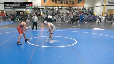 125Blue lbs Rr Rnd 2 - Tyler Hildebrandt, Sacred Heart vs Reed Alex, Lock Haven