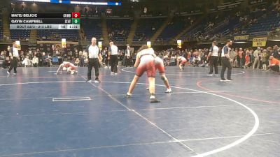 212 lbs 3rd Place - Matej Belicic, Cumberland Valley vs Gavin Campbell, State College