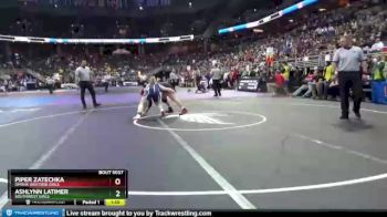 Champ. Round 1 - Piper Zatechka, Omaha Westside Girls vs Ashlynn Latimer, Southwest Girls