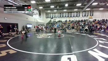 100 lbs Champ. Round 1 - Trinity Warner, South vs Delany Baker, Rawlins