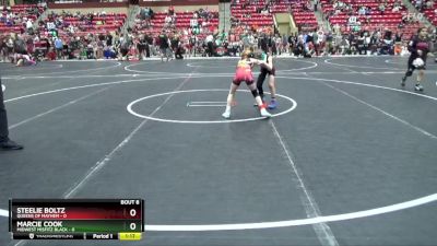 60 lbs Round 3 (6 Team) - Steelie Boltz, Queens Of Mayhem vs Marcie Cook, Midwest Misfitz Black