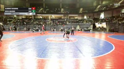 131-140 lbs Rr Rnd 5 - Aubrie Rogers, Georgia vs Dovi Magee, Glasgow Wrestling Academy