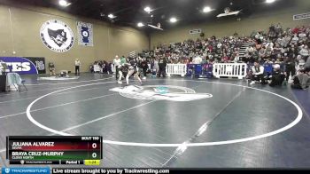 126 lbs Quarterfinal - Braya Cruz-Murphy, Clovis North vs Juliana Alvarez, Selma