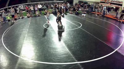 49-53 lbs Champ. Round 1 - Karston Goodier, Idaho vs Callan Gonzales, Utah
