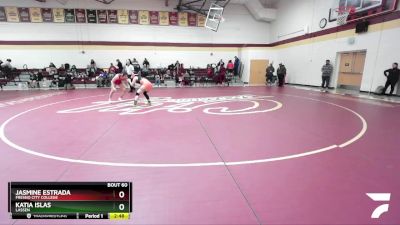 123 lbs Cons. Round 1 - Jasmine Estrada, Fresno City College vs Katia Islas, Lassen