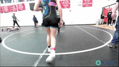 117 lbs Rr Rnd 3 - Haylie Miller, Harrah Little League Wrestling vs Avalyn Roundtree, ARDMORE TAKEDOWN CLUB