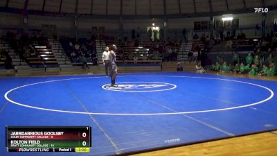 149 lbs Finals (2 Team) - Kolton Field, Pratt Community College vs Jarrdarrious Goolsby, Colby Community College