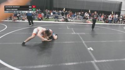 165 lbs Champ. Rd Of 16 - Beau Brown, Willard Youth Wrestling vs Jackson Murray, Moen Wrestling Academy