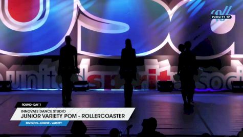 Innovate Dance Studio - Junior Variety Pom - Rollercoaster [2025 Junior - Variety Day 1] 2025 USA All Star Dance Super Nationals