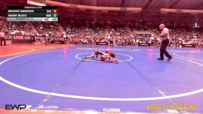 49 lbs Round Of 32 - Brooks Giberson, All I See Is Gold Academy vs Grady Black, Big Game Wrestling Club