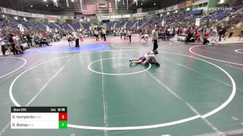 102 lbs Round Of 16 - Dalton Komperda, Black Fox Wr Ac vs Riley Bishop, GI Grapplers