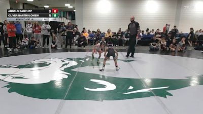 55 lbs Round Of 16 - Angelo Sanchez, CA vs Oliver Bartholomew, PA