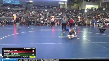 80 lbs Quarterfinal - Anson Taylor, Team Montana vs Urijah Courter, Sebolt Wrestling Academy